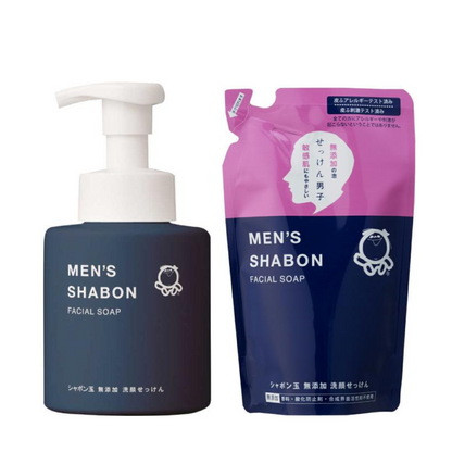 SHABONDAMA SOAP Men's Shabondama Facial Soap (Body 300ml / Refill 250ml)