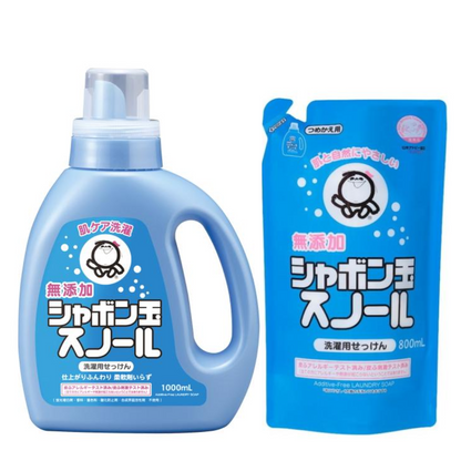 Shabondama Soap Shabondama Sunol Laundry Soap (1000ml for main body / 800ml for refill)