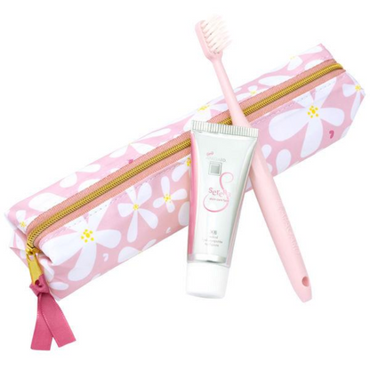SANGI APAGUARD SHIPS Office & Travel Set Serena 1 set (toothpaste, toothbrush, pouch)