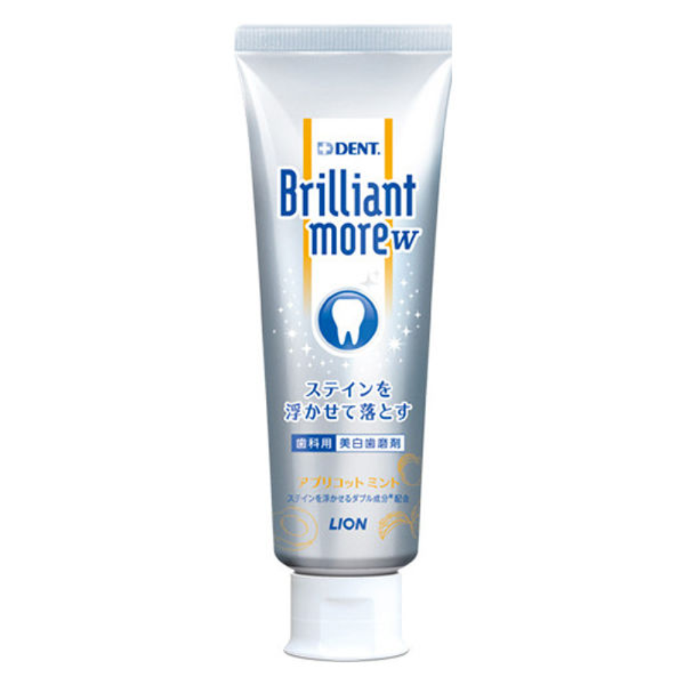 LION DENT Brilliant More W (Apricot Mint / Citrus Mint / Natural Peppermint) 90g