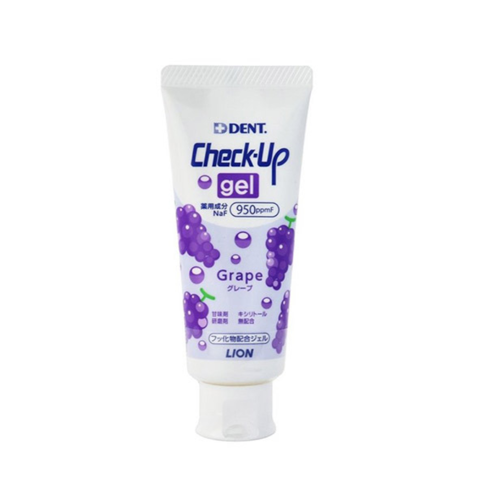 LION DENT. CHECK UP Gel Toothpaste for Children with Fluoride 60g