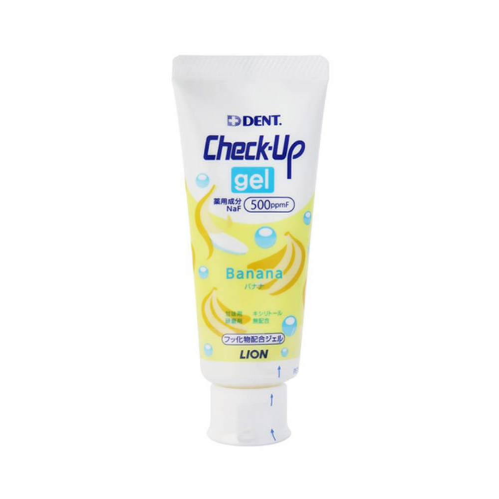 LION DENT. CHECK UP Gel Toothpaste for Children with Fluoride 60g