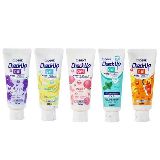 LION DENT. CHECK UP Gel Toothpaste for Children with Fluoride 60g