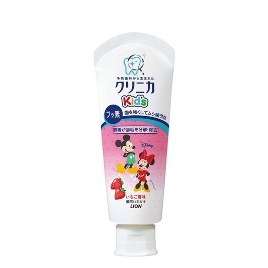 LION CLINICA Kids Toothpaste for Children - Cavity Prevention - Fresh Strawberry 60g