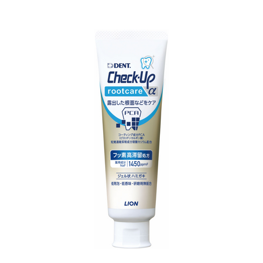 LION Check-Up Root Care Alpha Gel Toothpaste Mild Mint 90g