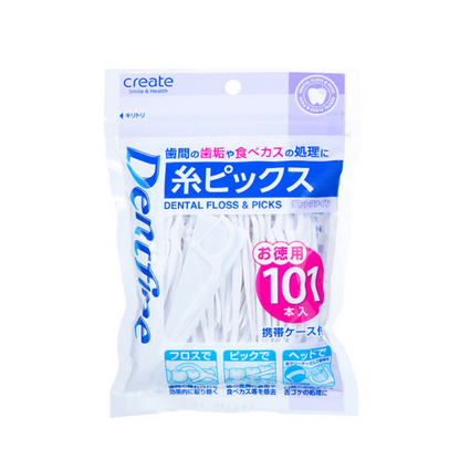 CREATE Dentfine Thread Picks, 101 Pcs (with a carrying case)
