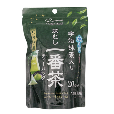 AKAHORI SHOTEN With Uji Matcha Deep-Steamed First-Flush Pot Green Tea Bags 1 bag (20 bags)