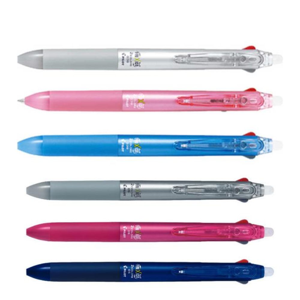 PILOT FriXion Ball 2 Erasable 2-Color Ballpoint Pen (0.38mm / 0.5mm) 1 piece