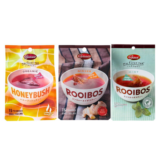 GASSCO Tea Bags (Honeybush Tea / Ginger Rooibos Tea / Mint Rooibos Tea) - 15 bags / 30 bags
