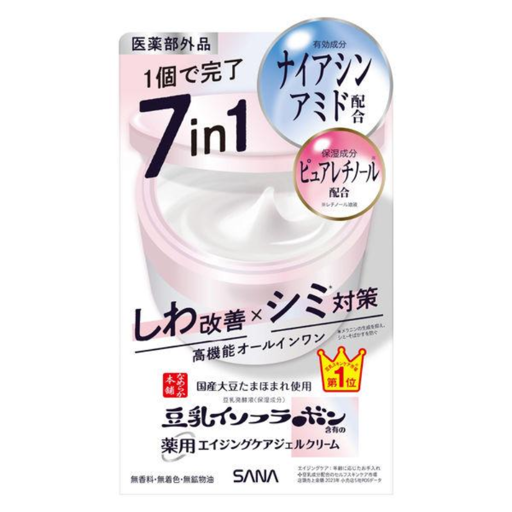 TOKIWA PHARM. SANA Nameraka Honpo Medicinal Wrinkle Gel Cream White (100g / Refill 100g)