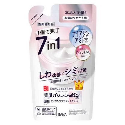TOKIWA PHARM. SANA Nameraka Honpo Medicinal Wrinkle Gel Cream White (100g / Refill 100g)