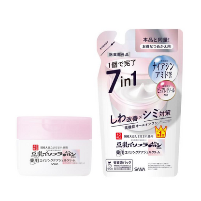 TOKIWA PHARM. SANA Nameraka Honpo Medicinal Wrinkle Gel Cream White (100g / Refill 100g)