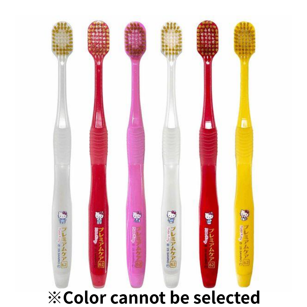 EBISU Premium Care (Cinnamoroll / Hello Kitty) 6-row compact tooth brush, 1 piece