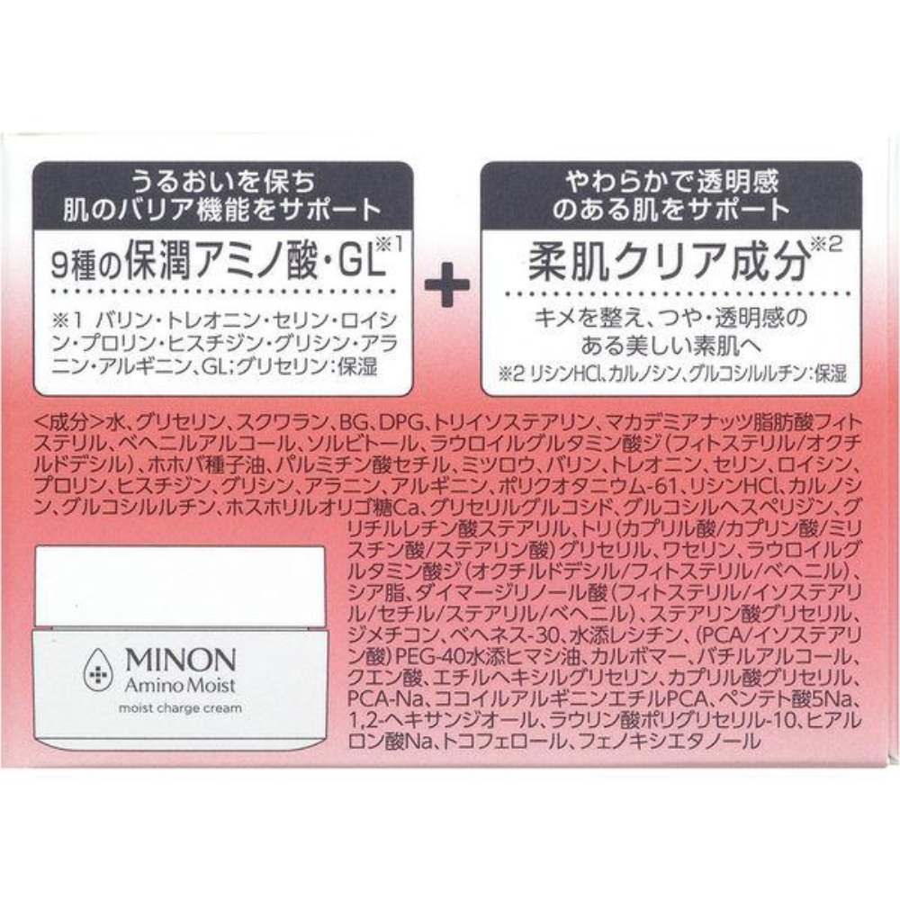 DAIICHI SANKYO HEALTHCARE Minon Amino Moist Moist Charge Cream (Moisturizing Cream) 40g