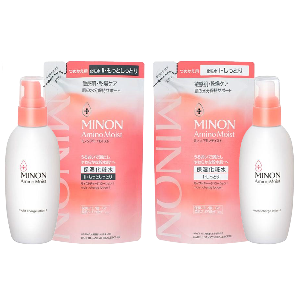 DAIICHI SANKYO HEALTHCARE Minon Amino Moist Moist Charge Lotion (I Moist / II More Moist) 150ml / Refill 130ml