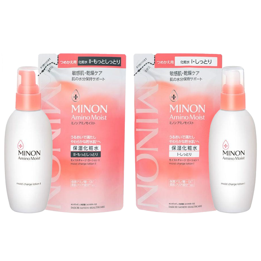 DAIICHI SANKYO HEALTHCARE Minon Amino Moist Moist Charge Lotion (I Moist / II More Moist) 150ml / Refill 130ml