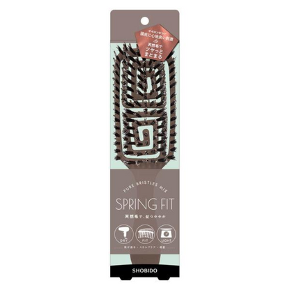 SHOBIDO Spring Fit Brush Brown 1 pcs (SPV43315 / SPV71501)
