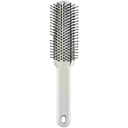 SHOBIDO Flat Hair Brushing Brush Silver 1 pc SPV71455