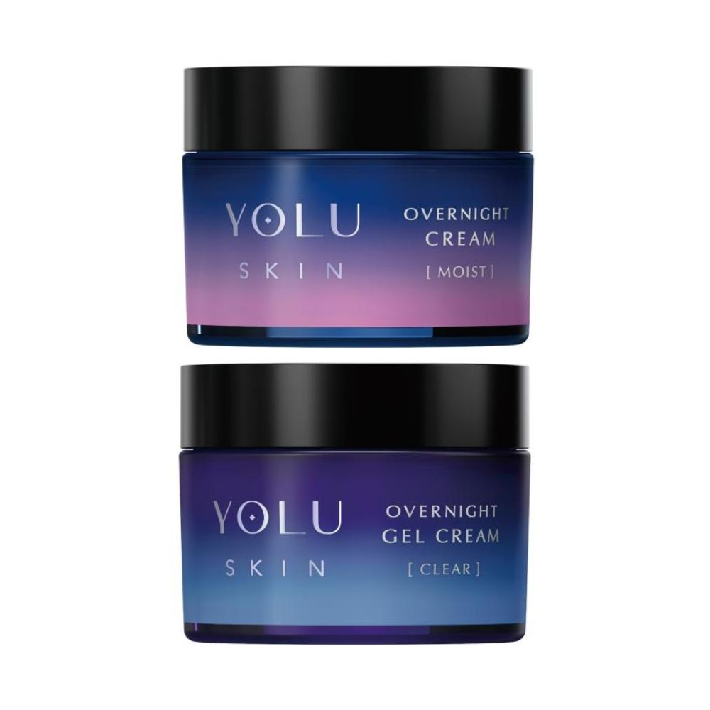 I-NE YOLU Skin Overnight (Cream Moist / Gel Cream Clear) 45g