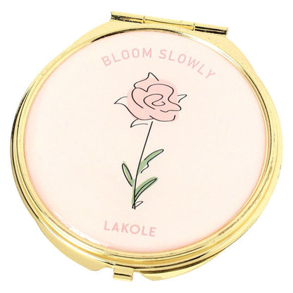 LAKOLE FLOWER compact mirror (Cosmos / Tulip / Rose) 1 pc