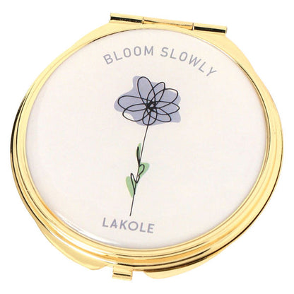 LAKOLE FLOWER compact mirror (Cosmos / Tulip / Rose) 1 pc