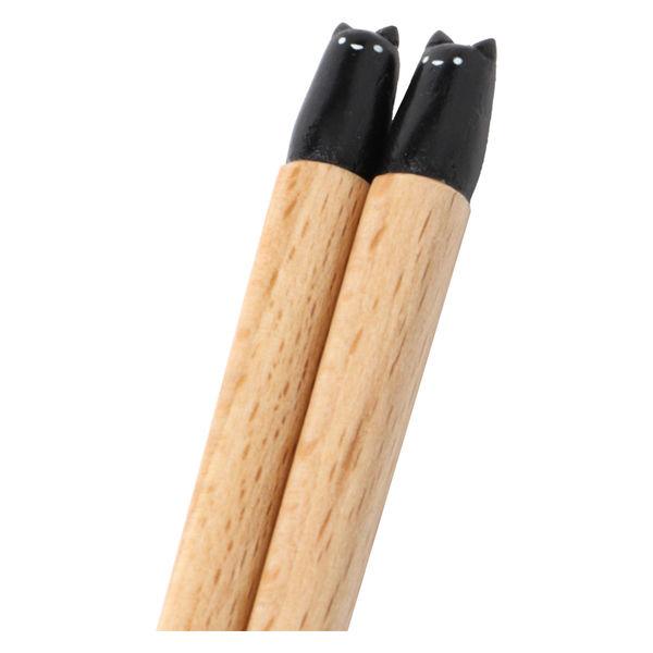 ADASTRIA STUDIO CLIP Motif Chopsticks Cat (Black Cat / White Cat)