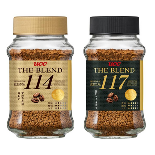 UCC UESHIMA COFFEE (The Blend 114 / The Blend 117) Instant Coffee Bottle 90g