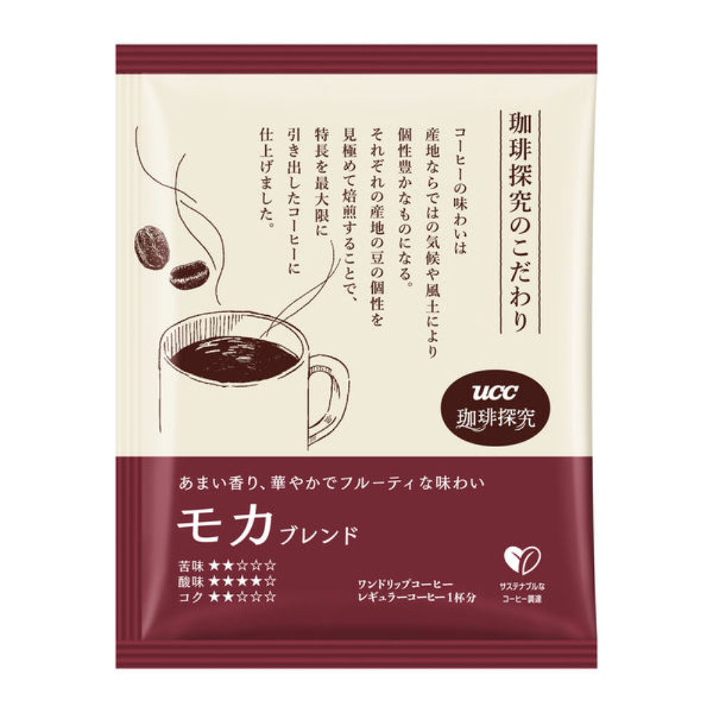 UCC UESHIMA COFFEE One Drip Coffee (Colombia Blend / Mocha Blend) Drip Coffee 1 Pack (12 cups)