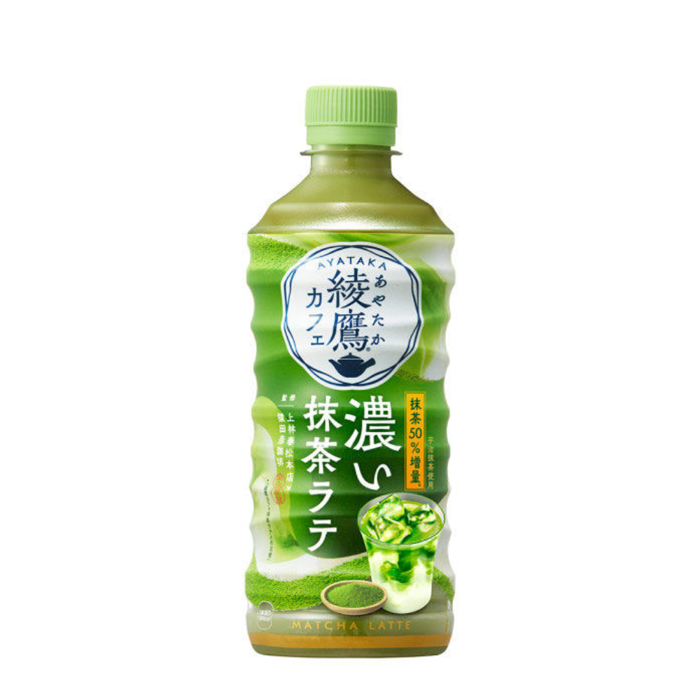 COCA-COLA Ayataka Cafe Strong Matcha Latte PET bottle 1 bottle (440ml)