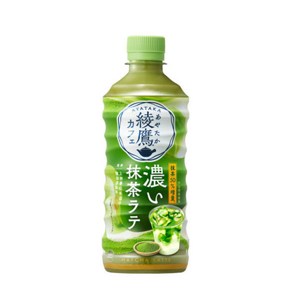 COCA-COLA Ayataka Cafe Strong Matcha Latte PET bottle 1 bottle (440ml)
