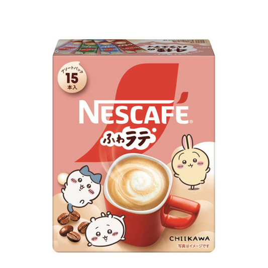 NESTLE JAPAN Nescafe Fuwa Latte Chiikawa Assortment Pack Coffee 1 box (15 sticks)