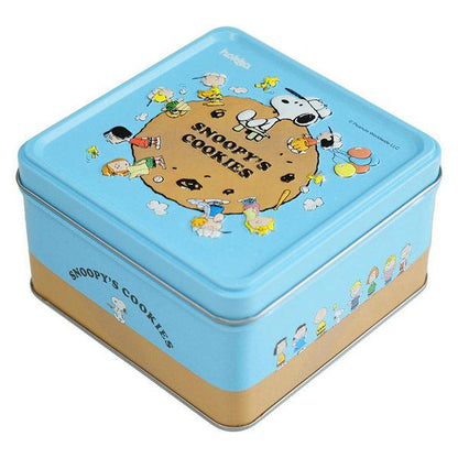 HOKURIKU CONFECTIONARY Cookies & Biscuits Snoopy Embossed Tin (Chocolate Chip / Maple) 70g