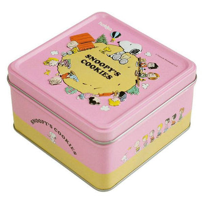 HOKURIKU CONFECTIONARY Cookies & Biscuits Snoopy Embossed Tin (Chocolate Chip / Maple) 70g