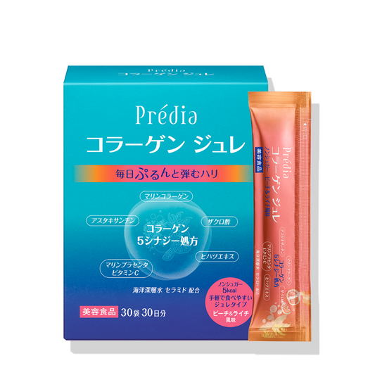 KOSE PREDIA Collagen Julee Non-Sugar EX Peach & Lychee Flavor 15g x 30 bags