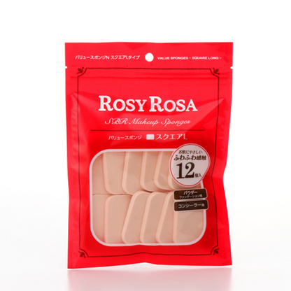 ROSY ROSA Value Sponge N Square L type - 12 pieces