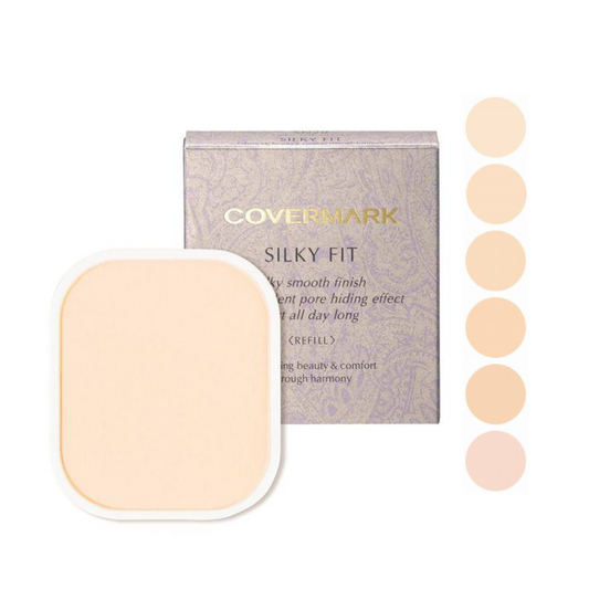 COVERMARK Silky Fit SPF32/PA+++ (Refill / Powdery Sponge S) Powder Foundation