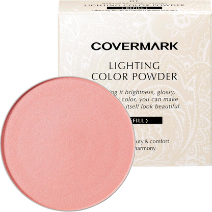 COVERMARK Lighting Color Powder (01 Pink / 02 Coral) Body / Refill