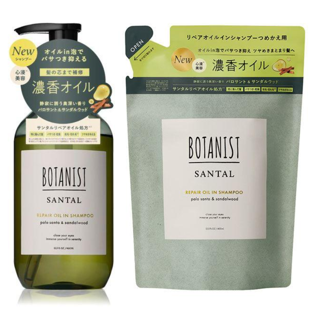 I-ne BOTANIST Santal Repair Oil-in Shampoo (460ml / Refill 400ml)