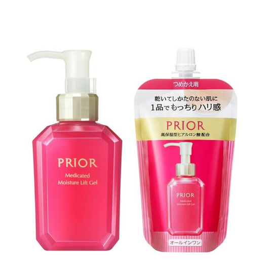 SHISEIDO PRIOR Medicinal Moisturizing Beauty Lift Gel (120ml / Refill 105ml)