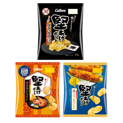 CALBEE Hardened Fried Potatoes Potato Chips Snack Food (60g / 65g)