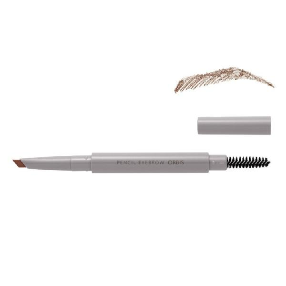 ORBIS Pencil Eyebrow N (Olive Brown / Pink Brown) with Holder / Refill