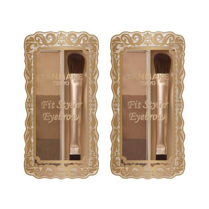 IDA LABORATORIES CANMAKE Fit Styler Eyebrow (01 Natural Brown / 02 Maroon Brown) 2g