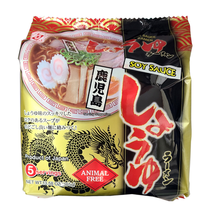 [KAGOSHIMA] HIGASHIMARU AF (Tonkotsu / Spicy Tonkotsu / Soy Sauce) Kagoshima Ramen (5 Servings)