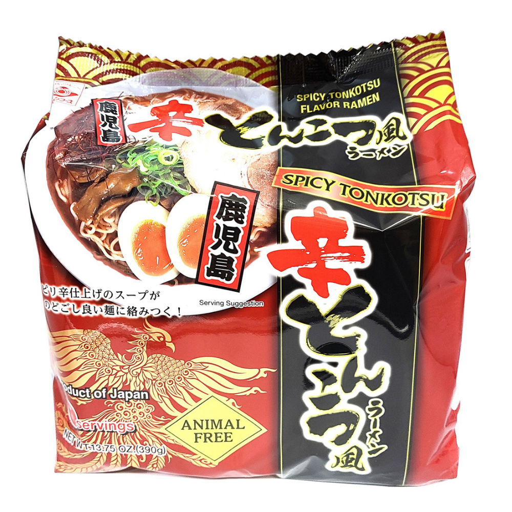 [KAGOSHIMA] HIGASHIMARU AF (Tonkotsu / Spicy Tonkotsu / Soy Sauce) Kagoshima Ramen (5 Servings)