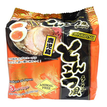 [KAGOSHIMA] HIGASHIMARU AF (Tonkotsu / Spicy Tonkotsu / Soy Sauce) Kagoshima Ramen (5 Servings)
