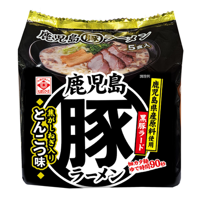 [KAGOSHIMA] HIGASHIMARU Kagoshima Marubutan Ramen 5 serving (402g)
