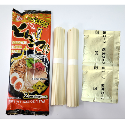 [KAGOSHIMA] HIGASHIMARU AF(Tonkotsu / Spicy Tonkotsu) Kagoshima Ramen 2 servings (156g / 157g)