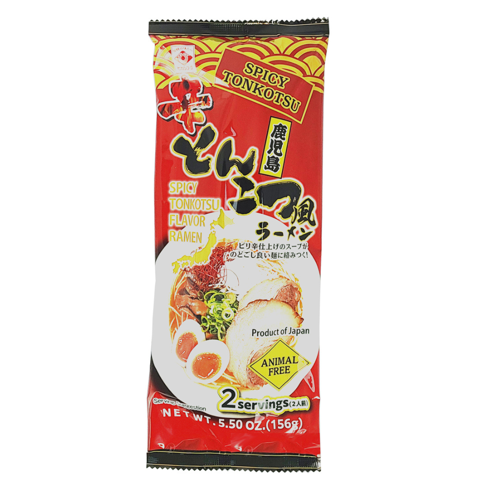 [KAGOSHIMA] HIGASHIMARU AF(Tonkotsu / Spicy Tonkotsu) Kagoshima Ramen 2 servings (156g / 157g)