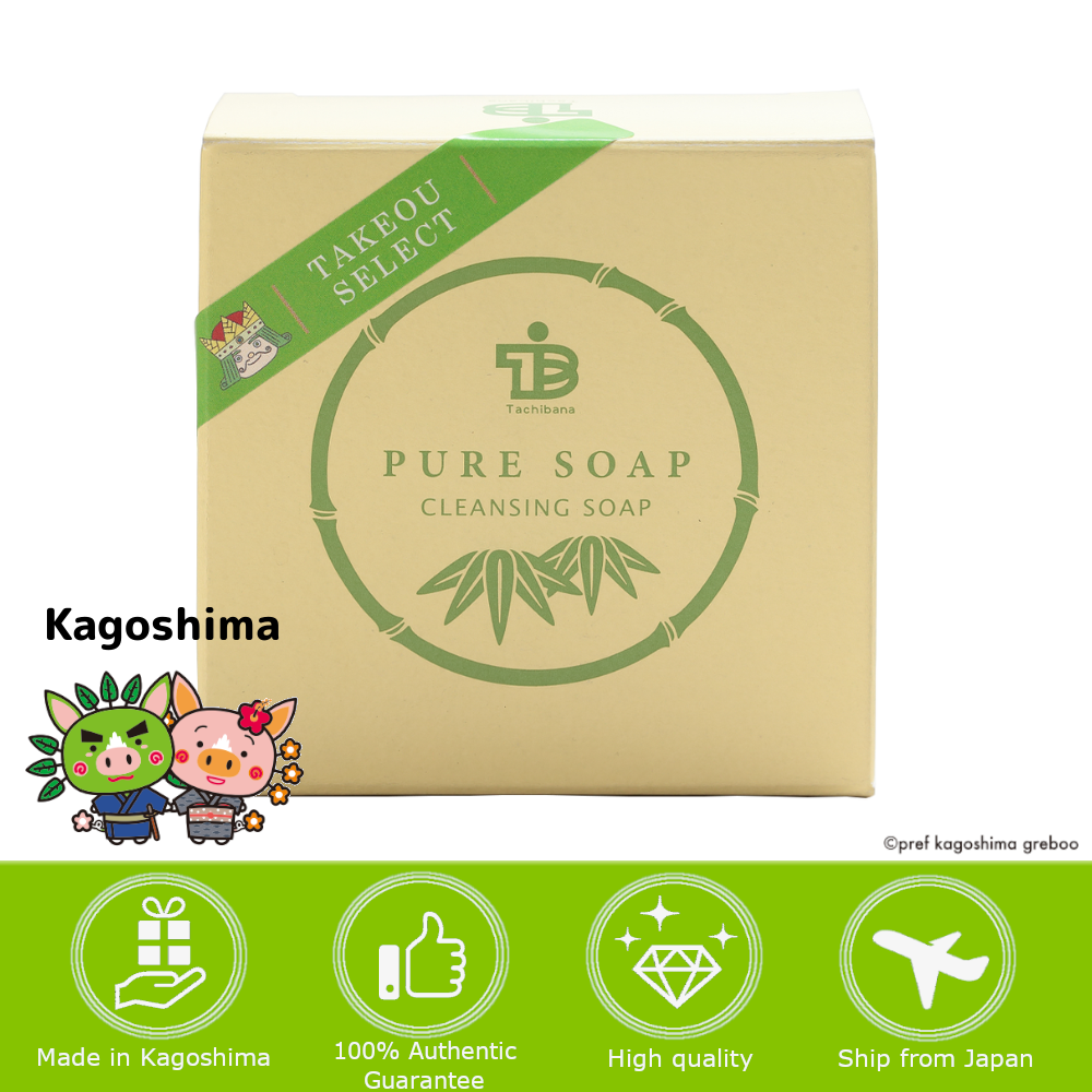 [KAGOSHIMA] KS BRAND KUNIMOTO SHOUKAI Pure Soap 100g