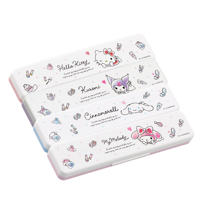 SKATER Sanrio Antibacterial Dishwasher-safe Chopsticks Spoon Set Watercolor Cosmetics 1 pc 62g